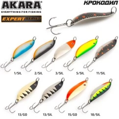 Блесна колеблющаяся Akara Expert Крокодил (70мм/15г)