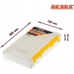 Коробка двухсторонняя Akara BA-104 (195x130x40 мм)