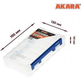 Коробка Akara для воблеров двухсторонняя BA-105 (195x130x40 см)