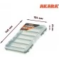 Коробка Akara для воблеров двухсторонняя BA-107 (140x104x23 мм)
