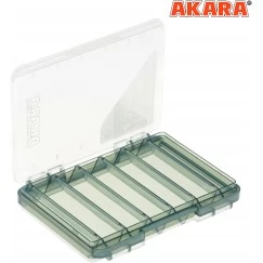 Коробка Akara для воблеров двухсторонняя BA-107 (140x104x23 мм)