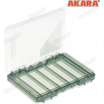 Коробка Akara для воблеров двухсторонняя BA-107 (140x104x23 мм)
