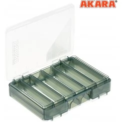 Коробка Akara для воблеров двухсторонняя BA-108 (140x104x34 мм)