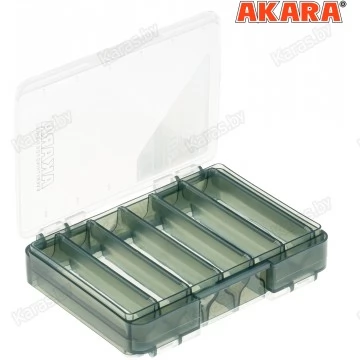 Коробка Akara для воблеров двухсторонняя BA-108 (140x104x34 мм)