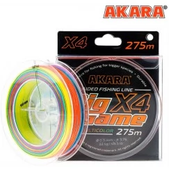 Леска плетёная Akara Big Game Multicolor 275 м (мультиколор)