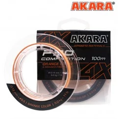 Леска плетёная Akara Competition Pro Orange X4 100м (оранжевый)