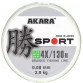 Леска плетёная Akara Sport X4 Fluo Green 130м (зеленый)