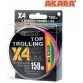 Леска плетёная Akara Top Trolling X-4 150 м (мультиколор)