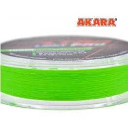 Леска плетёная Akara Ultra Light Pro Green X4 100м (зеленый)