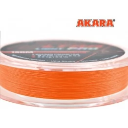 Леска плетёная Akara Ultra Light Pro Orange X4 100м (оранжевый)