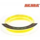 Леска плетёная Akara Ultra Light X4 100м (жёлтый)