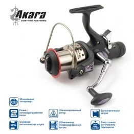 Катушка безынерционная Akara Dynad PRO DD860A. 7 ш.п. + 1 р.п.