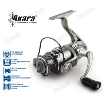 Катушка безынерционная Akara Demetra FD 3000. 3 ш.п. + 1 р.п.