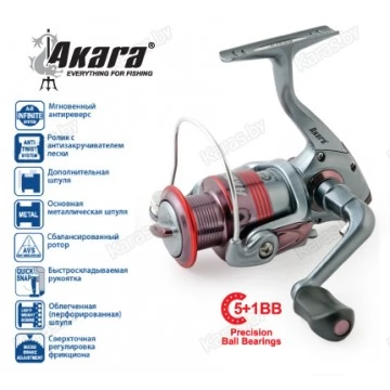 Катушка безынерционная Akara Galeon FG 3000A. 5 ш.п. + 1 р.п.