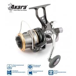 Катушка безынерционная Akara Big Carp 65A. 10 ш.п. + 1 р.п.