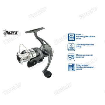 Катушка безынерционная Akara Vertus VE 40. 3 ш.п.