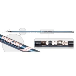 Удочка с кольцами  Akara Mercury Bolognese 50058. 4 м. углеволокно. тест: 5-20 г. 200 г