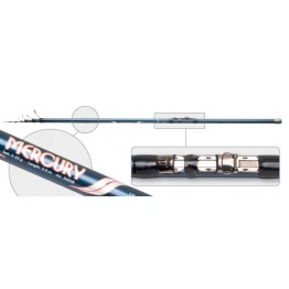 Удочка с кольцами  Akara Mercury Bolognese 50058. 4 м. углеволокно. тест: 5-20 г. 200 г