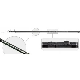 Удочка с кольцами  Akara Diamond Bolo IM7. 6 м. углеволокно. тест: 10-40 г. 340 г