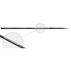 Удочка маховая Akara Diamond Pole IM7. 7 м. углеволокно. тест: 10-40 г. 440 г (без колец)