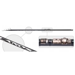 Удочка с кольцами  Akara Lanos Bolo. 6 м. углеволокно. тест: 10-40 г. 470 г