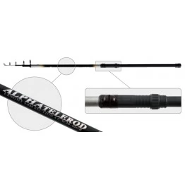 Удочка с кольцами Akara Alpha Telerod. 6 м. стекловолокно. тест: 20-40 г. 590 г