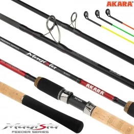 Удилище фидерное Akara Magista Feeder, углеволокно. 3.3 м. тест: 40-60-80 г. 220 г