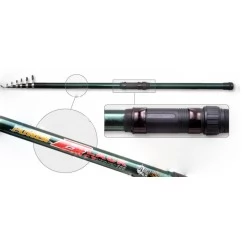 Удочка с кольцами Akara Power Black. 6 м. стекловолокно. тест: 20-40 г. 520 г