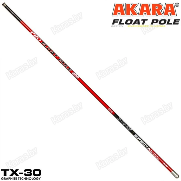 Удочка маховая Akara Float Pole 4 м, углеволокно, тест: 15-35 г, 140 г
