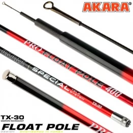 Удочка маховая Akara Float Pole 4 м, углеволокно, тест: 15-35 г, 140 г