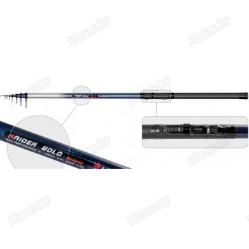 Удочка с кольцами Akara Raider Bolo 1506. 6 м. стекловолокно. тест: 5-25 г. 570 г