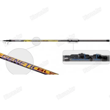 Удочка с кольцами Surf Master Genetic 1537. 4 м. углеволокно. тест: 4-28 г. 180 г