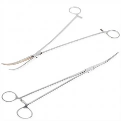 Зажим-корнцанг рыболовный изогнутый Akara FC-3809 18 см