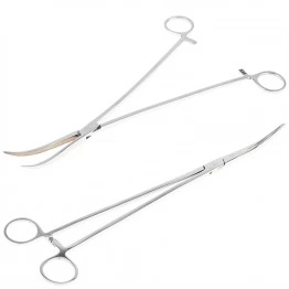 Зажим-корнцанг рыболовный изогнутый Akara FC-3813 22 см