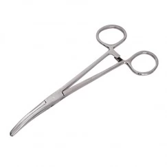 Зажим-корнцанг рыболовный изогнутый Akara FC-3806 15 см