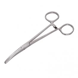 Зажим-корнцанг рыболовный изогнутый Akara FC-3802 10 см