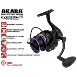 Катушка безынерционная Akara Experience Big Feeder 6000. 5 ш.п. + 1 р.п.