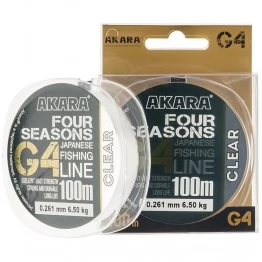 Леска монофильная Akara G4 Four Seasons 100 м
