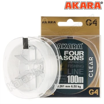 Леска монофильная Akara G4 Four Seasons 100 м