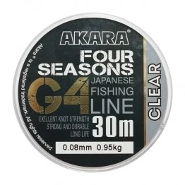 Леска монофильная Akara G4 Four Seasons 30 м