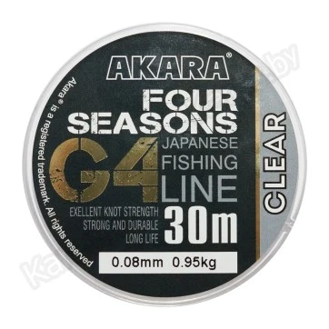 Леска монофильная Akara G4 Four Seasons 30 м