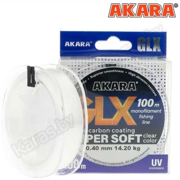 Леска монофильная Akara GLX Super Soft 100 м