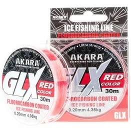 Леска монофильная Akara Glx Ice Red 30 м