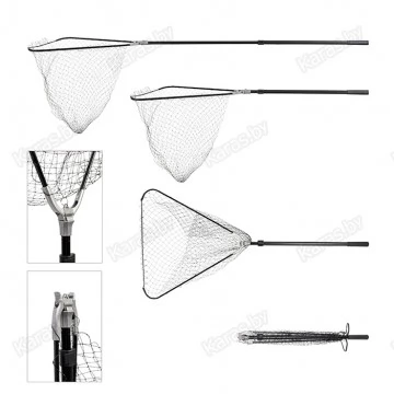 Подсачек телескопический Akara PF-4 80х80 см (230 см)