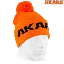Шапка Akara Sport Winter Pompon оранжевая