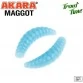 Силиконовая приманка Akara Trout Time MAGGOT 1.3" Cheese