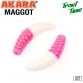 Силиконовая приманка Akara Trout Time MAGGOT 1.6" Cheese