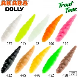 Силиконовая приманка Akara Trout Time Dolly 1.8" Cheese