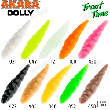 Силиконовая приманка Akara Trout Time Dolly 1.8" Cheese