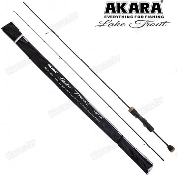 Спиннинг Akara Lake Trout UL, углеволокно, штекерный, 1.98 м, тест: 1-8 г, 80 г